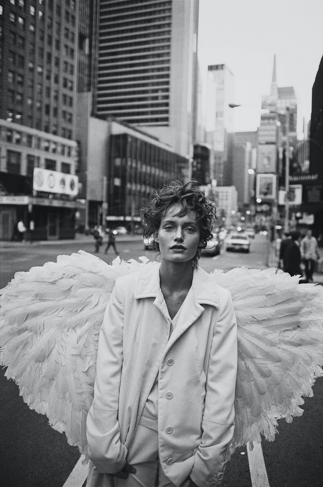 «Падший ангел». Эмбер Валлетта, Нью-Йорк, 1993. Фотограф Петер Линдберг